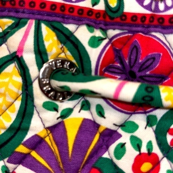 VERA bradley quickDraw viva la vera drawstring shoulder bag crossbody purse - Picture 5 of 11